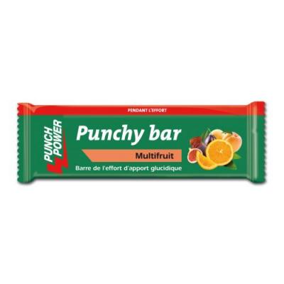 Pr&eacute;sentoir de 40 barres punchy bar Punch Power multifruit - 30g