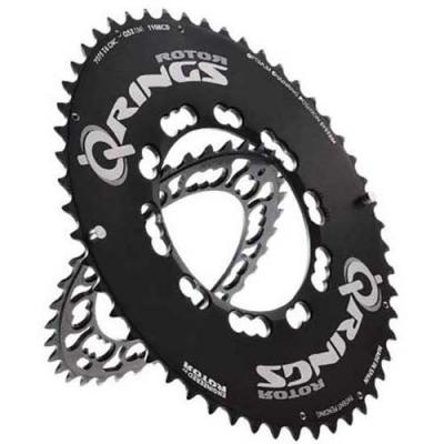 ROTOR Q 34t-Bcd110x5 Plateau pour v&eacute;lo Mixte Adulte, Noir