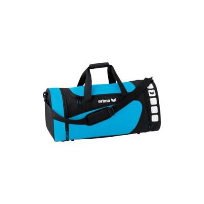 Erima Sac de Sport Club 5 Mixte Adulte, Cura&ccedil;ao/Noir, FR : L (Taille Fabricant : L)