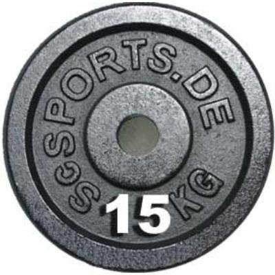 Scsports disques dhalt&egrave;res en fonte 15 kg