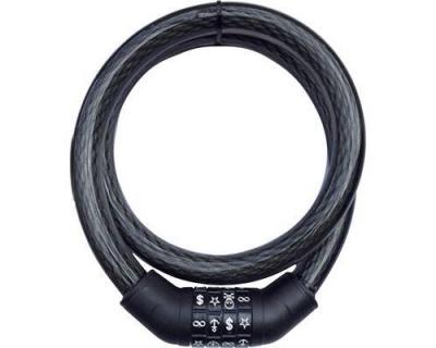 SPS 100 C&acirc;ble antivol noir fermeture &agrave; combinaison avec symboles
