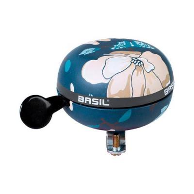 BASIL - Sonnette V&eacute;lo Ding-Dong M&eacute;tallique 80Mm Bleue Magnolia