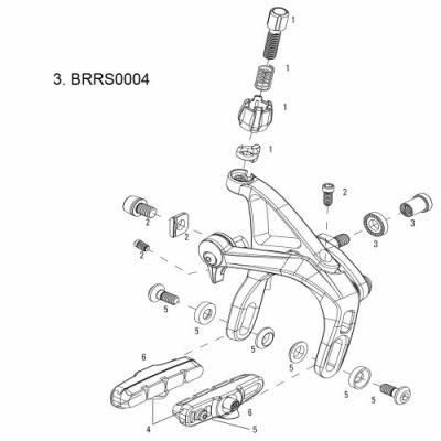 Vis de fixation sram pour etrier red force 10 12 14 16 18 20 22 30