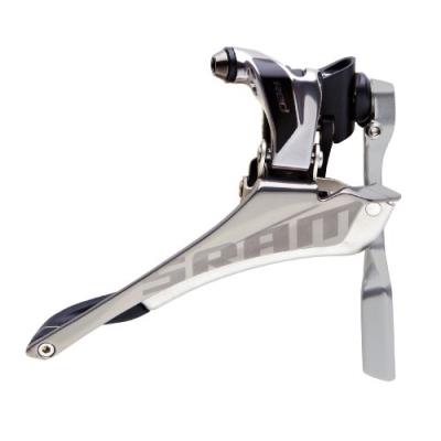 Derailleur avant sram red braze on adaptor with chainspotter blk