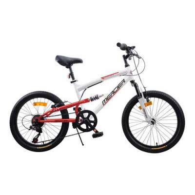VTT 20'' MERCIER  tt suspendu - 6 vitesses - cadre mixte - blanc
