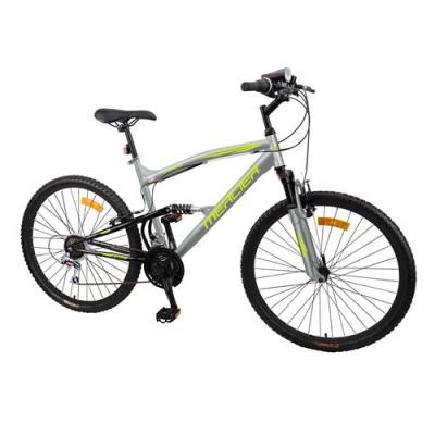 VTT 26'' MERCIER tt supendu - 18 vitesses - cadre mixte - gris