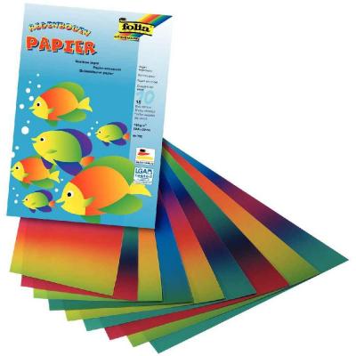 Feuilles de papier arc-en-ciel - Pochette de 10