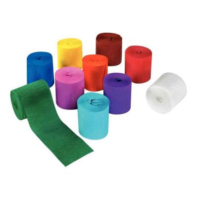 Frises de papier cr&eacute;pon - 10mx5 cm - Paquet de 10