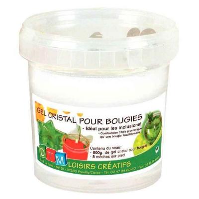 Gel cristal pour bougie - pot de 800g