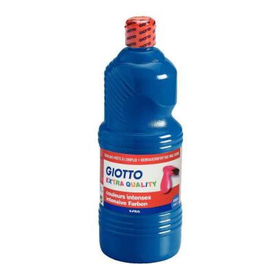 Gouache liquide bleu outremer Giotto - flacon de 1 litre