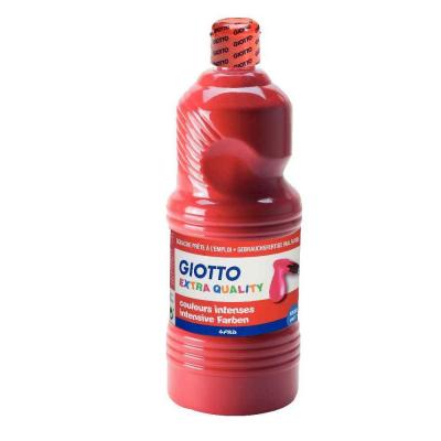 Giotto Flacon d'1 Litre de Gouache Liquide Couleur Rouge &eacute;carlate