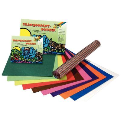 Lot de 10 feuilles de papier transparent Folia - 200 x 300 mm