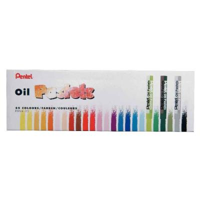 Bo&icirc;te de 25 pastels &agrave; l'huile Pentel Arts 8mm