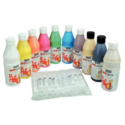 Peinture Artistick assortis - Carton de 10 flacons de 500ml