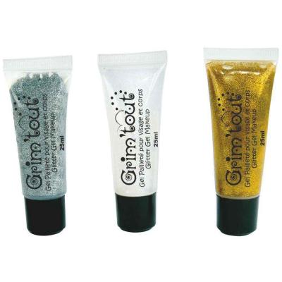 Oz International - Tube Degel Paillete Pour Visage - Lot De 3