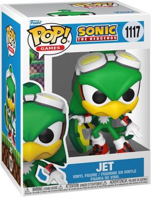 Figurine Funko Pop! N&deg;1117 - Sonic - Jet The Hawk Avec Planche 