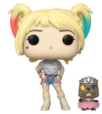 Figurine Dc Comics - Birds Of Prey - Harley Quinn With Beaver Pop 10cm