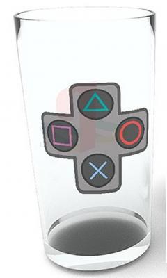 GB eye PLAYSTATION - Verre XXL - 400 ml - Boutons - bo&icirc;te - - Verres