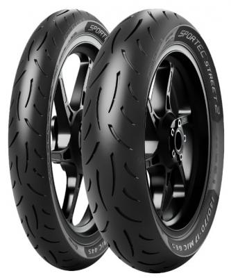 PNEU Metzeler SPORTEC STREET 2 70/90R17 38S TL,Diagonal,Avant-Arri&egrave;re