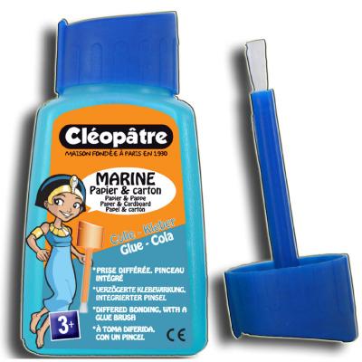 Colle bleue avec pinceau C&eacute;op&acirc;tre - 80 g - Cl&eacute;op&acirc;tre - couleur variant
