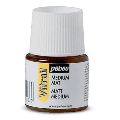 P&eacute;b&eacute;o 051002 Auxiliaires Vitrail 1 Flacon Medium Mat 45 ML