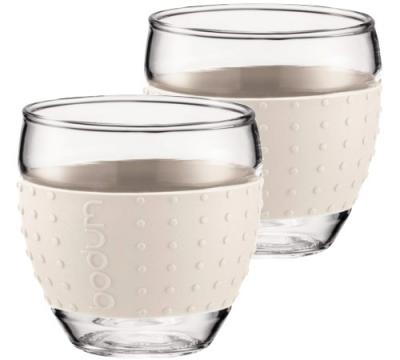 Bodum - 11165-913 - Pavina - Set 2 Verres - 0,1 L - Blanc Cr&egrave;me