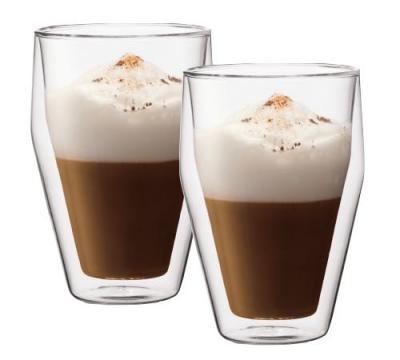 Bodum TITLIS Set 2 verres double paroi, empilable, 0.35 l Transparent