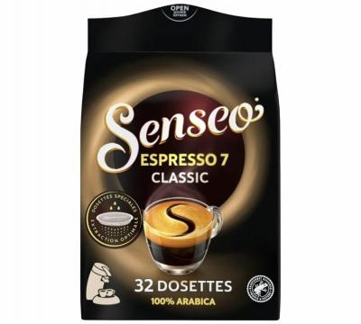Caf&eacute; Dosettes Espresso 7 Classique Senseo - La Bo&icirc;te De 32 Dosettes