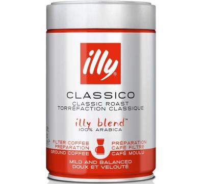 Caf&eacute; moulu Illy Filter Coffee (mouture caf&eacute; filtre) - 250g - Caf&eacute; de Grandes Marques