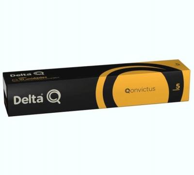 Delta Q - Etui de 10 Capsules de Caf&eacute; - Qonvictus - Force 5