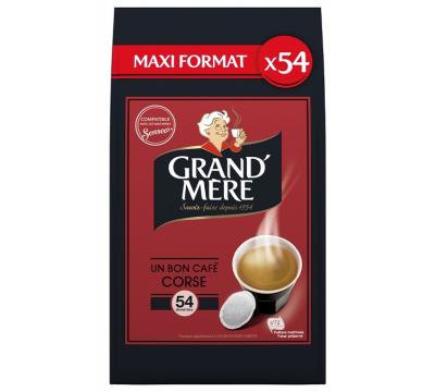 Grand-m&egrave;re Dosettes de caf&eacute; Grand M&egrave;re Cors&eacute; - Paquet de 54