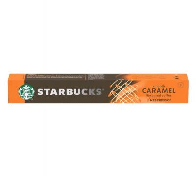 Caf&eacute; Capsule Caramel Compatible Nespresso Starbucks - La Boite De 10