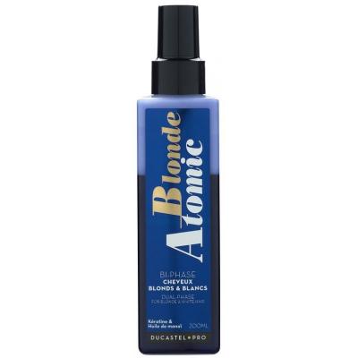 Bi-phase Blonde Atomic cheveux blonds et blancs 200 ML - Ducastel