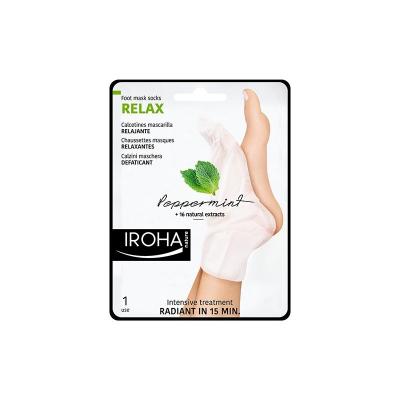Iroha Nature - RELAXANTES Chaussettes Masque - Menthe 1 pack 2 units