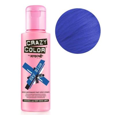 Coloration semi-permanente Blue sky CRAZY COLOR 100ML
