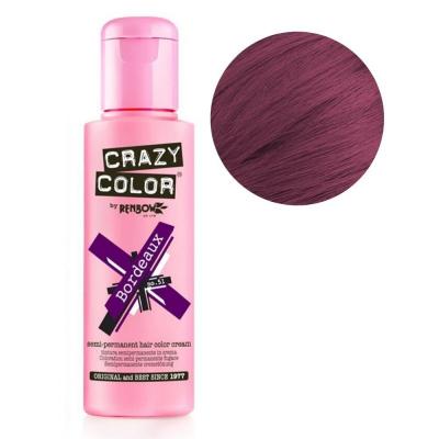 Coloration semi-permanente Bordeaux CRAZY COLOR 100ML