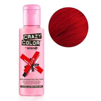 Crazy Color by Renbow - Coloration semi-permanente 56 - Fire - 100ml