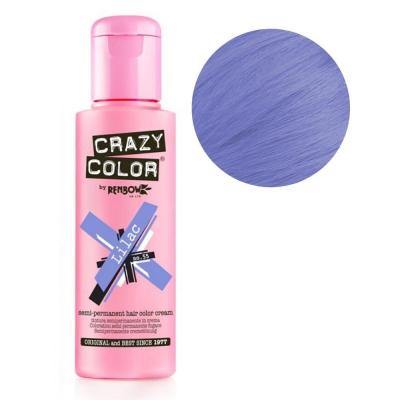 Crazy Color by Renbow - Coloration semi-permanente 55 - Lilas - 100ml
