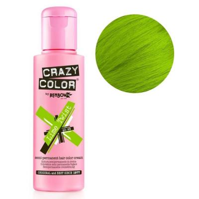 Coloration semi-permanente, 68 - citron vert, 100ml, renbow, femme