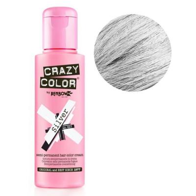 Renbow - crazy color 27 - silver - coloration semi-permanente, 100ml