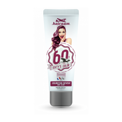 Coloration semi-permanente, magenta, 60ml, hairgum,