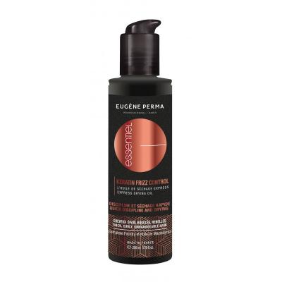 Huile de s&eacute;chage keratin frizz control essentiel eug&egrave;ne perma 200ml
