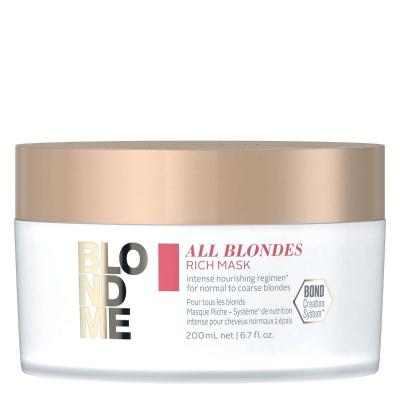 Schwarzkopf Blondme Keratin Restore All Blondes Rich Masque 200ml