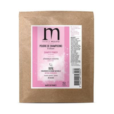 Poudre de shampooing cheveux color&eacute;s Flow air Patrice Mulato 25g