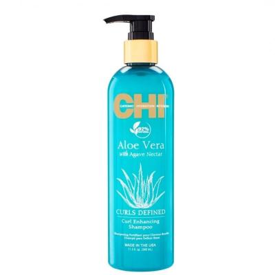 CHI Shampoing Aloe Vera pour cheveux boucl&eacute;s 340 ml T.U