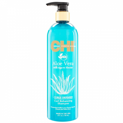 CHI Shampoing Aloe Vera pour cheveux boucl&eacute;s 739 ml T.U