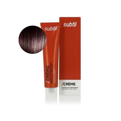 Tube Coloration Subtil Cr&egrave;me 60 ML - 4,45 - Ch&acirc;tain Cuivr&eacute; Acajou