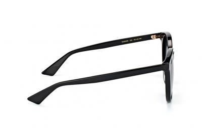 Lunettes de soleil Gucci Gg0091s col. 001 Femme Ronds Noir