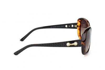 Polaroid P8430 La 581 58 Sunglasses, Noir (Black/Brown), Femme