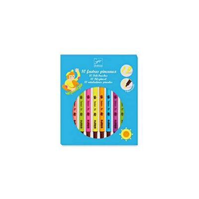 Set de 10 Feutres pinceaux pop Djeco